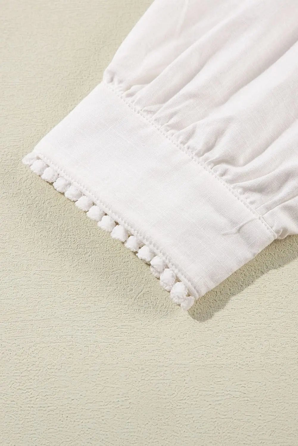 Embroidered white floral shirt - Love Salve